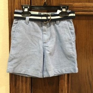Belted shorts